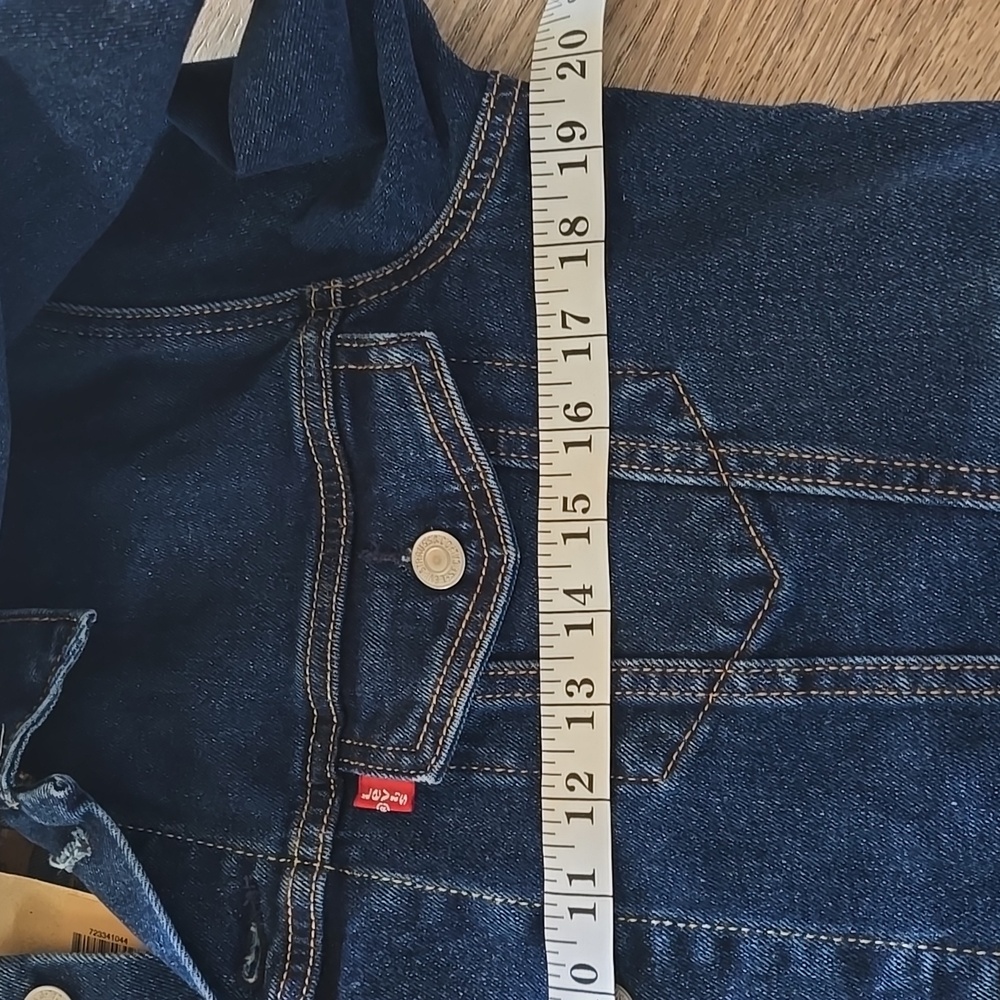 Men Levi's Denim Jacket sz XS - Picture 7 of 9